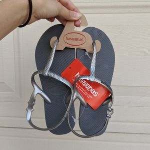 HAVAIANAS SANDALS LIGHT GRAY
